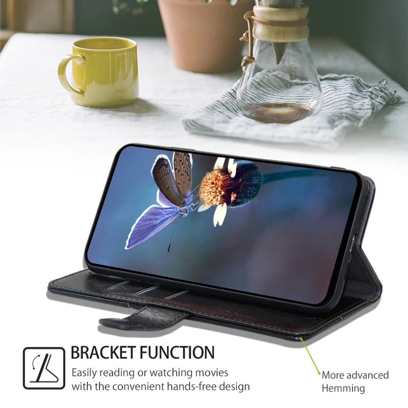 For Infinix Note 40 Pro 4G Case Geometric Splicing Leather Wallet Stand Phone Cover - Black