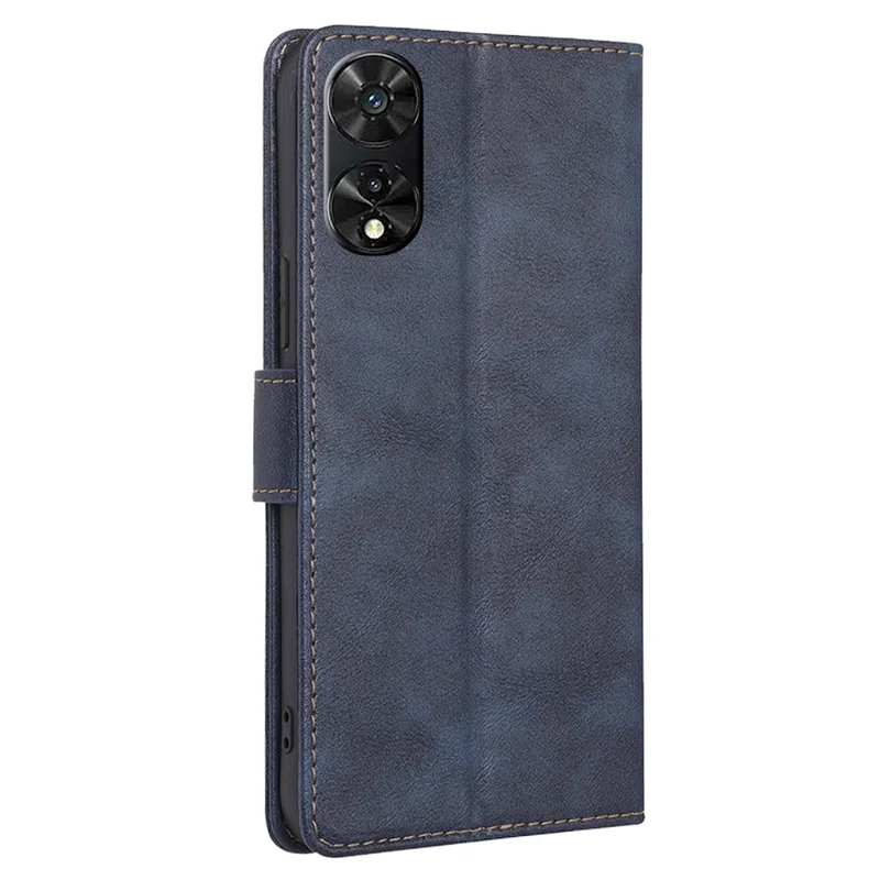 For TCL 505 RFID Blocking Leather Cover with Wallet Cell Phone Accessories   - Blue