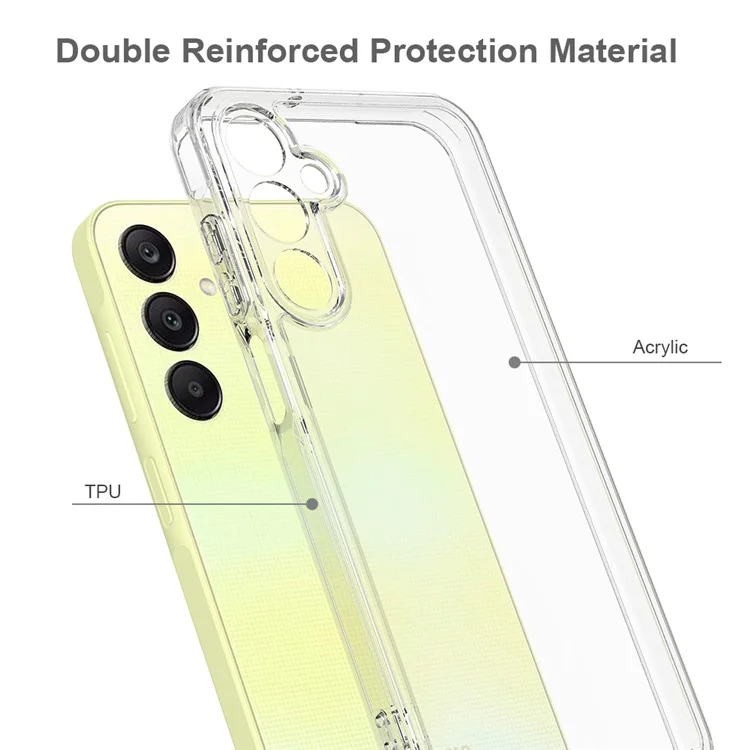 Per Samsung Galaxy M15 5G / F15 5G Clear Case TPU+Acrylic Anti-Scratch Phone Cover