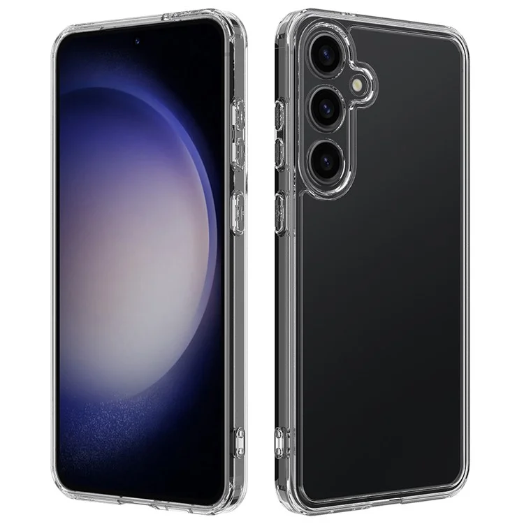 Per Samsung Galaxy M55 5G / C55 5G / F55 5G Custodia Ibrida TPU+Acrilico Trasparente Protezione Posteriore