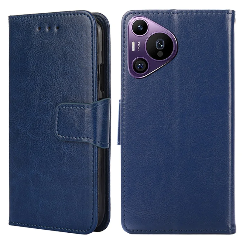 For Huawei Pura 70 Pro / 70 Pro+ Shockproof Case Magnetic Flip Folio Phone Leather Cover - Sapphire