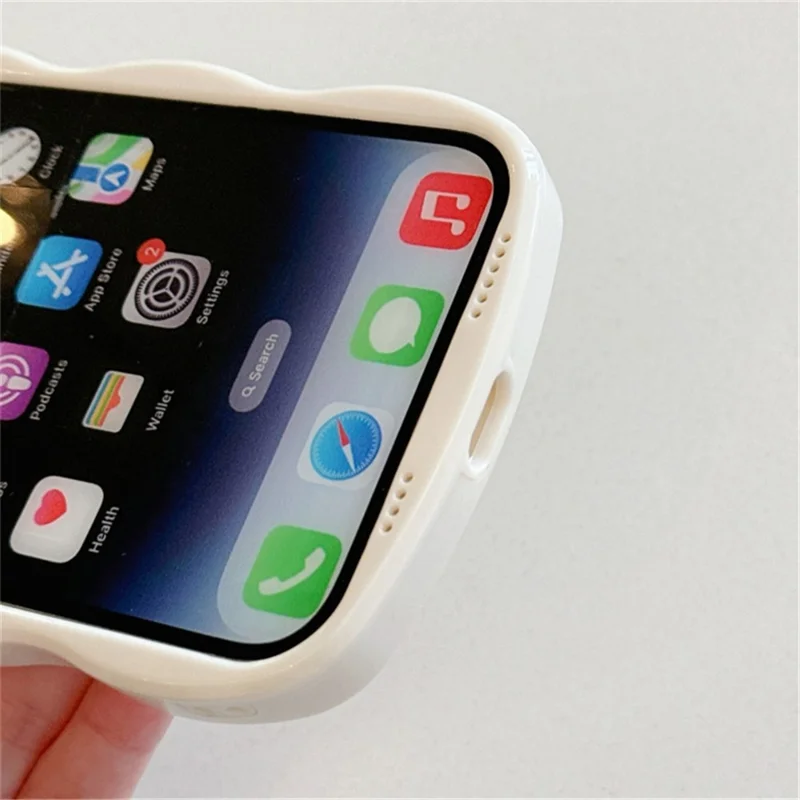 For iPhone 13 Pro Max Case Anti-Scratch TPU Phone Cover with Water Ripple Design - Wine Red