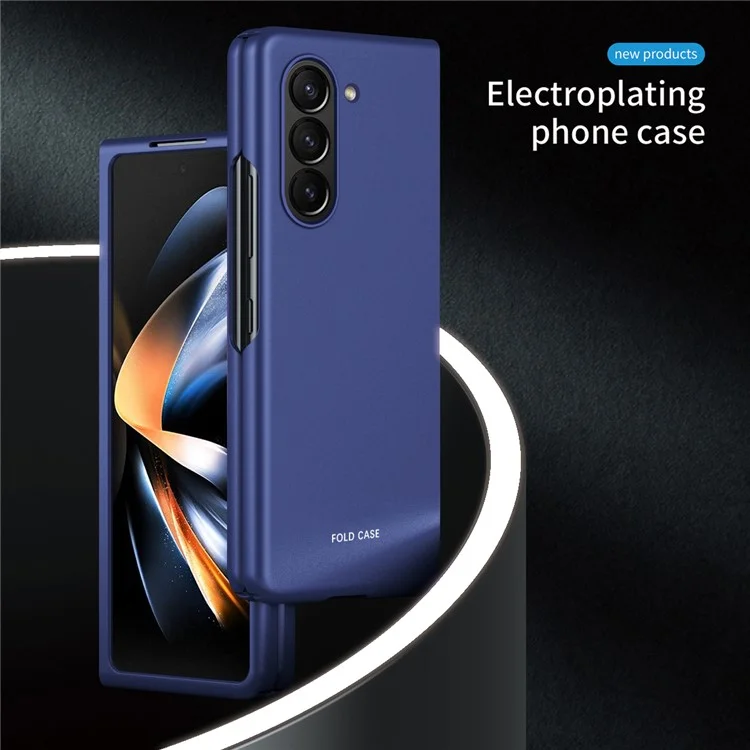 Per Samsung Galaxy Z Fold6 5G Matte Case Skin-Touch Hard PC Phone Cover - Zaffiro