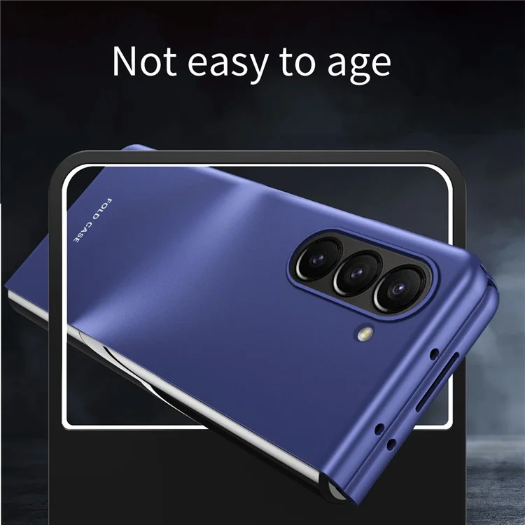 Per Samsung Galaxy Z Fold6 5G Matte Case Skin-Touch Hard PC Phone Cover - Zaffiro