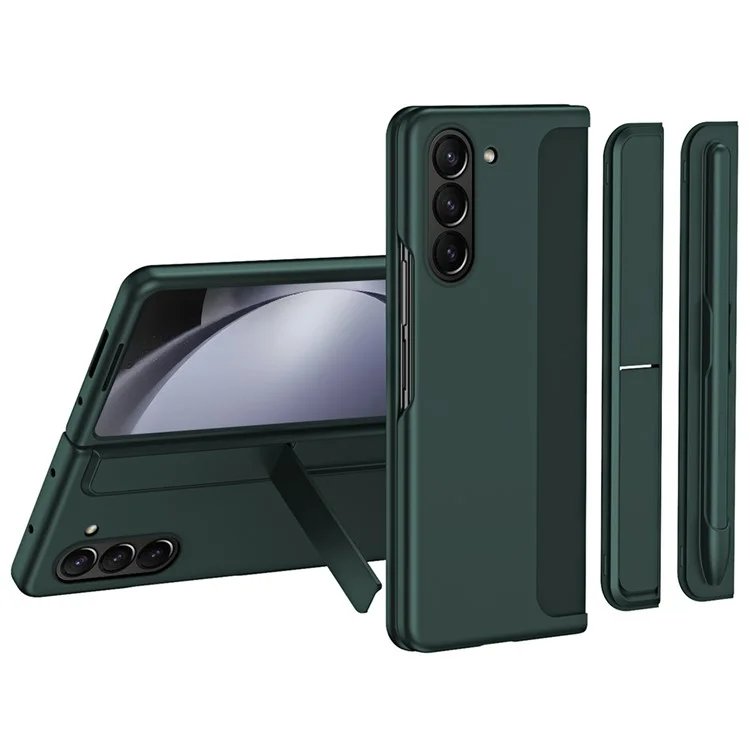 Pour étui Samsung Galaxy Z Fold6 5G Kickstand Hard PC Slim Phone Cover avec Stylus - Vert