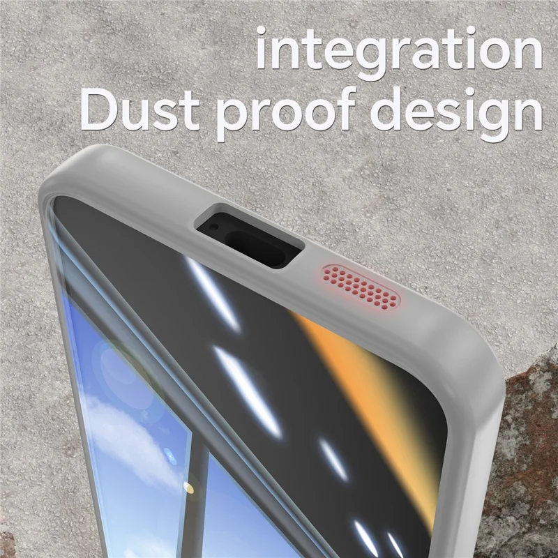 For Samsung Galaxy S24+ Case Metal Buttons Silky Touch TPU + Acrylic Airbag Protective Phone Cover - Grey