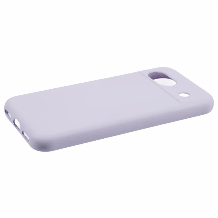 For Google Pixel 8a Case Anti-Scratch TPU Phone Cover with Fiber Lining - Purple