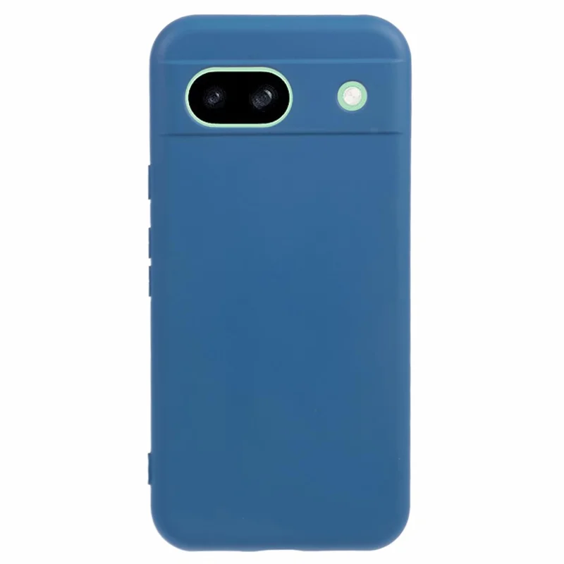 For Google Pixel 8a Case Anti-scratch TPU Phone Cover with Fiber Lining - Sapphire