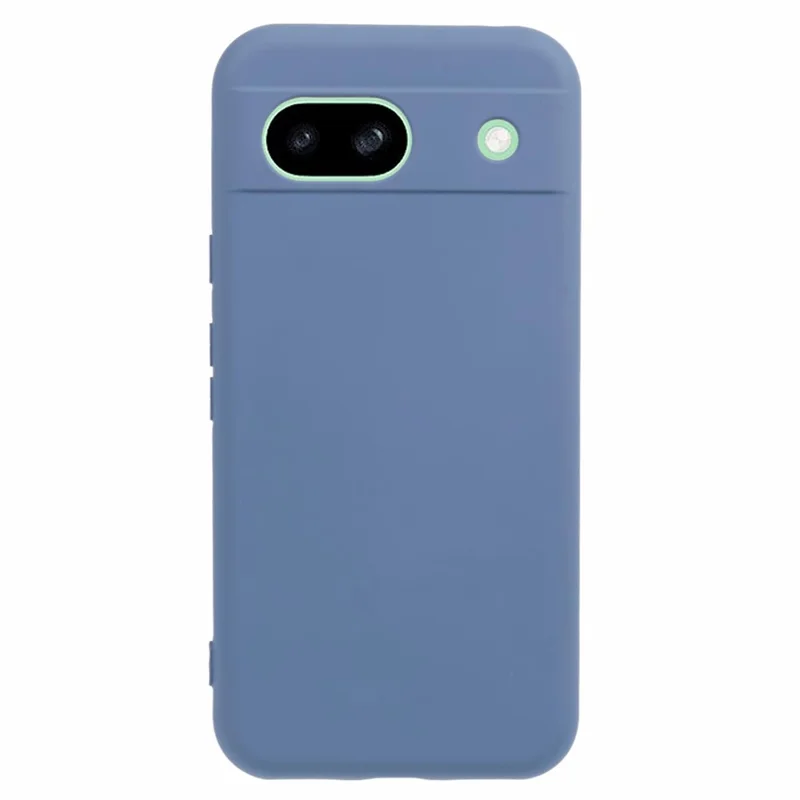 For Google Pixel 8a Case Anti-scratch TPU Phone Cover with Fiber Lining - Lavender Grey