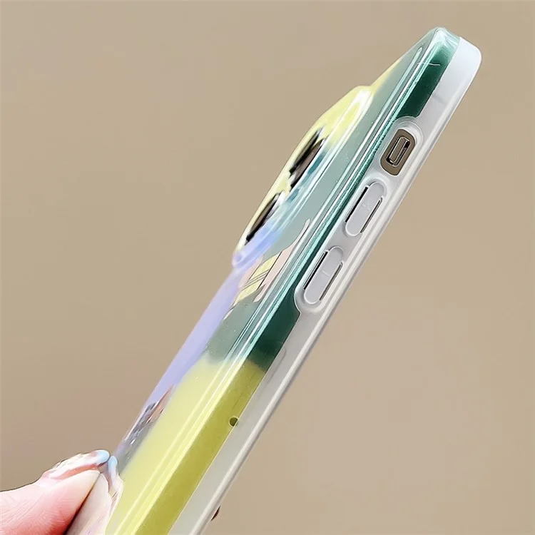 For iPhone 14 Pro Max Case Cartoon Dachshund Matte Translucent Edge Soft TPU Phone Cover