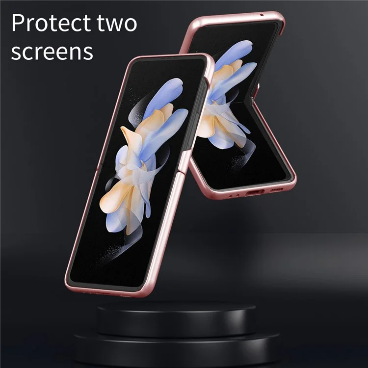 Für Samsung Galaxy Z Flip6 5G / Z Flip5 5G Frosted Case Skin-Touch Hard PC Phone Cover Kompatibel mit Magsafe - Schwarz