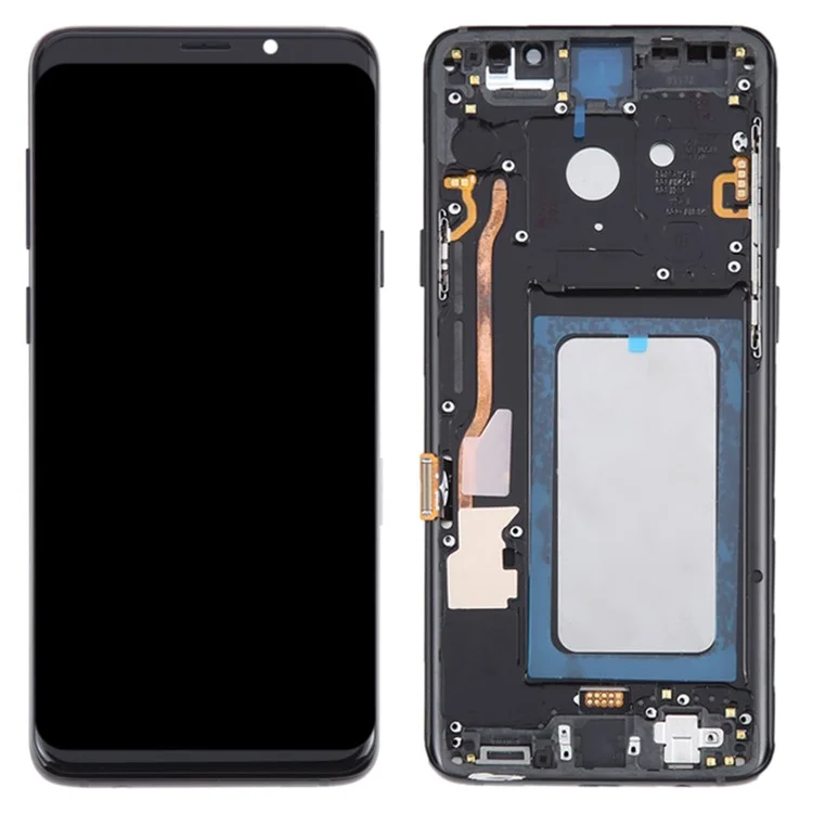 Pour Samsung Galaxy S9+ G965 Écran LCD de qualité C et assemblage du numériseur + Pièce de cadre (Technologie TFT) (Sans logo) - Noir