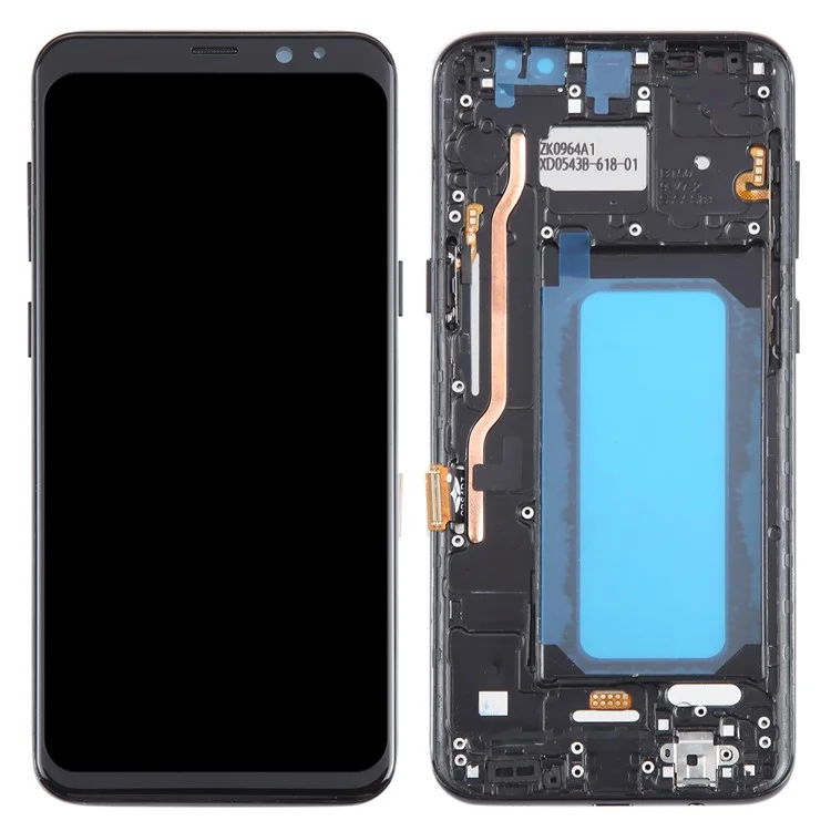 For Samsung Galaxy S8+ G955 Grade C LCD Screen and Digitizer Assembly + Frame Part (TFT Technology) (Without Logo), Black