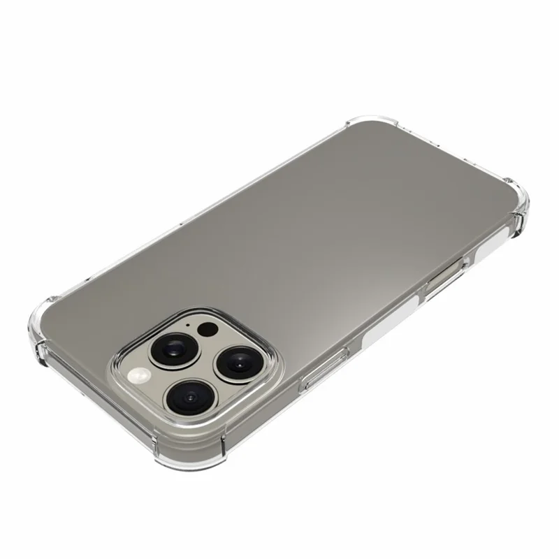 Custodia per iPhone 16 Pro Max Protezione da Cadute Anti-Scivolo Trasparente TPU Cover Telefonica