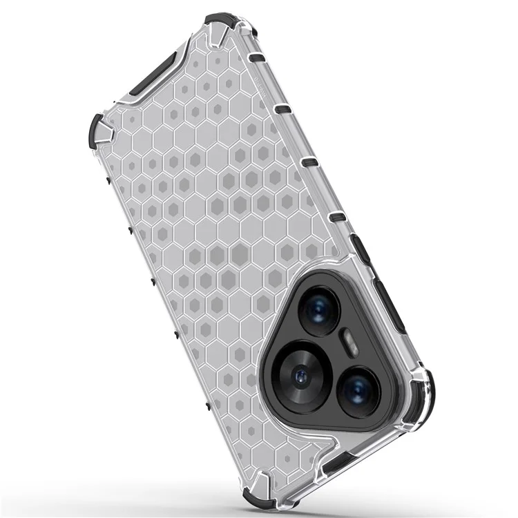 Para el caso de Huawei Pura 70 Panal de abeja PC + TPU Air Cushion Drop Protection Phone Cover - Gris