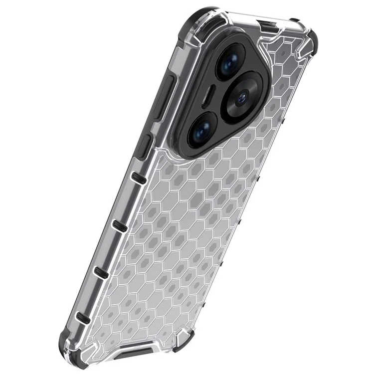 Para el caso de Huawei Pura 70 Panal de abeja PC + TPU Air Cushion Drop Protection Phone Cover - Gris