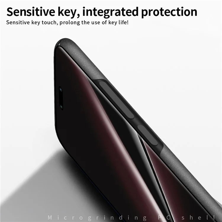 MOFI Schild Matte Series für Honor Magic6 RSR Porsche Design 5G-Hülle Anti-Scratch Matte PC-Telefonabdeckung - Schwarz