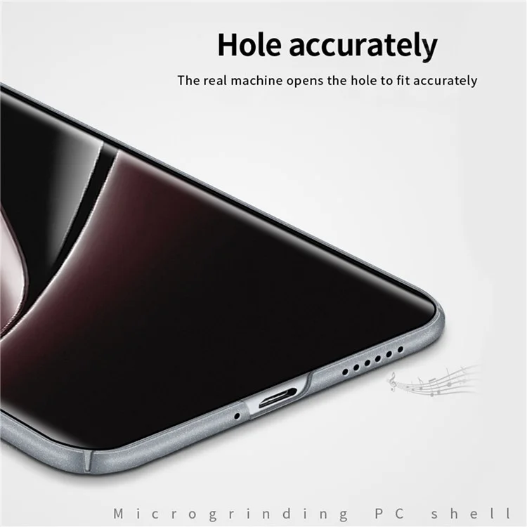 MOFI Schild Matte Series für Honor Magic6 RSR Porsche Design 5G-Hülle Anti-Scratch Matte PC-Telefonabdeckung - Schwarz
