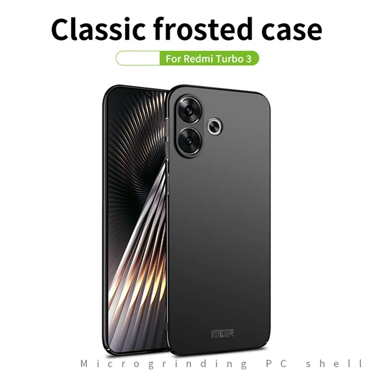 MOFI JK PC Series-1 Shield For Xiaomi Redmi Turbo 3 5G / Poco F6 5G Cell Phone Case Shockproof PC Cover - Preto