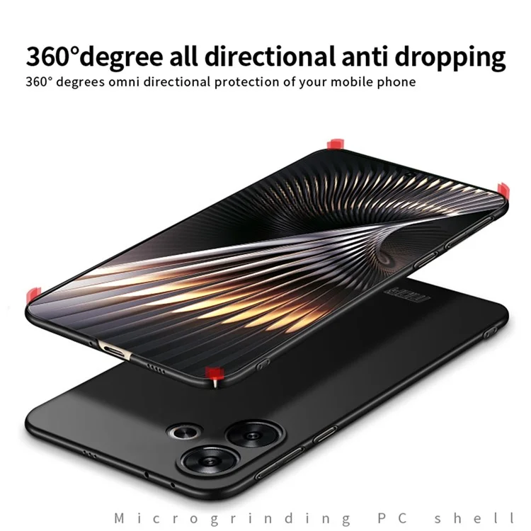 MOFI JK PC Series-1 Shield For Xiaomi Redmi Turbo 3 5G / Poco F6 5G Cell Phone Case Shockproof PC Cover - Preto