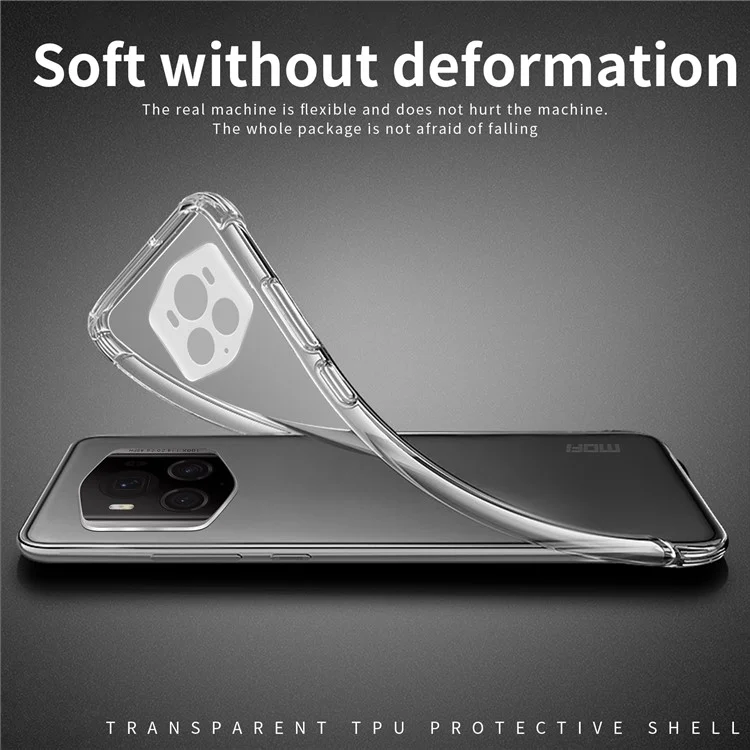 MOFI For Honor Magic6 RSR Porsche Design 5G Transparente Hülle Slim Fit Flexible TPU Handyhülle