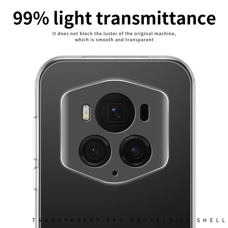 MOFI For Honor Magic6 RSR Porsche Design 5G Transparente Hülle Slim Fit Flexible TPU Handyhülle