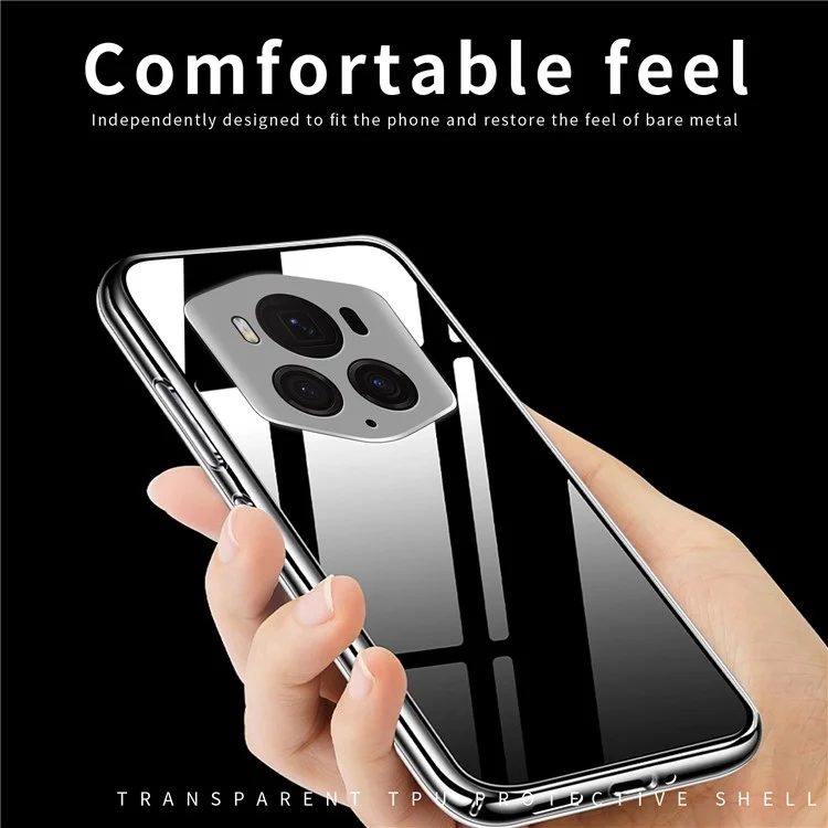 MOFI For Honor Magic6 RSR Porsche Design 5G Transparente Hülle Slim Fit Flexible TPU Handyhülle