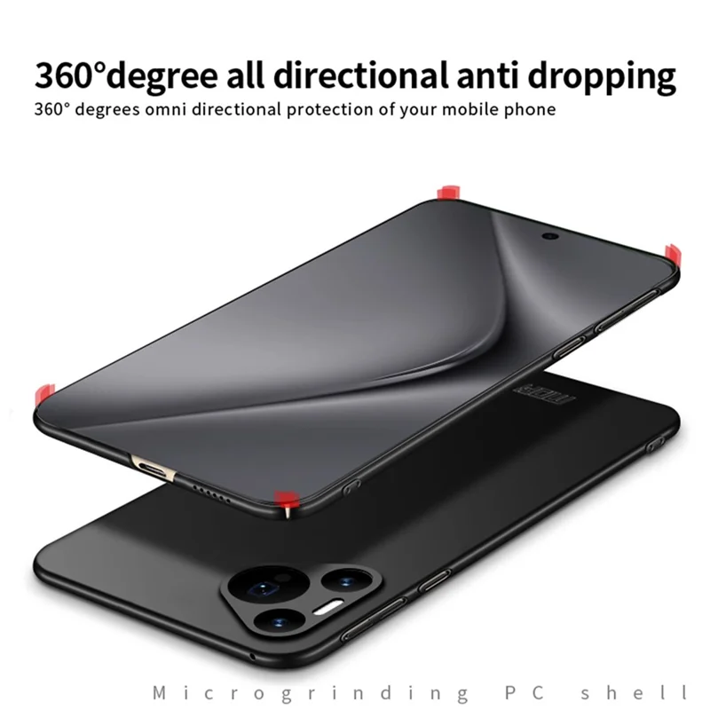 MOFI JK PC Series-1 Shield For Huawei Pura 70 Slim Case Shockproof PC Cell Phone Cover - Black