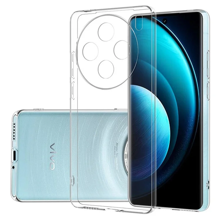 Für vivo X100s Case Slim TPU Transparent Schutzhülle Präzise Ausschnitte