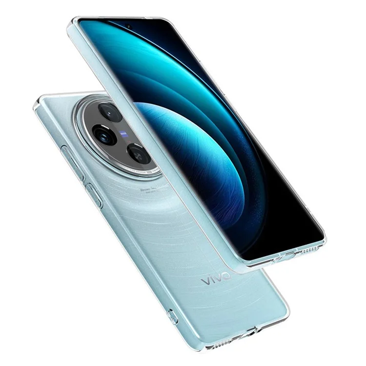 Für vivo X100s Case Slim TPU Transparent Schutzhülle Präzise Ausschnitte