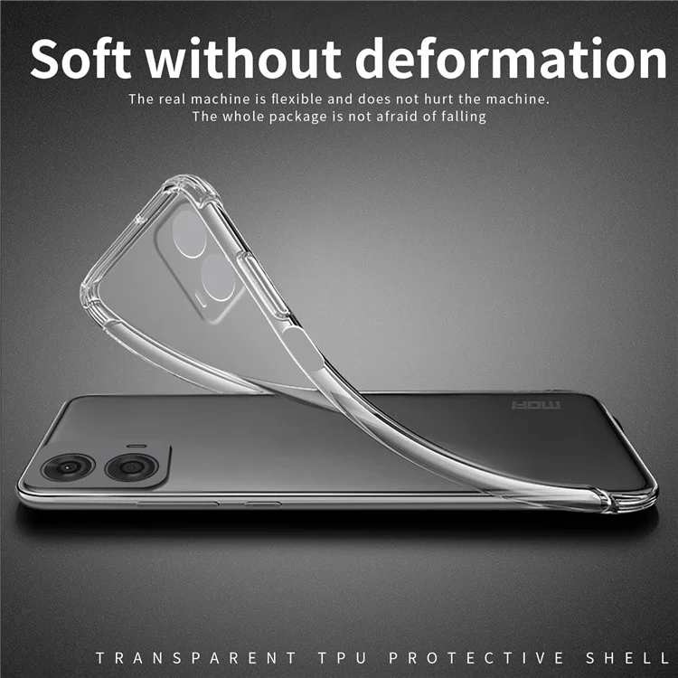 MOFI Für Motorola Moto G24 4G / G04 4G Hülle Slim Fit Stoßfest Flexibles TPU-Handyhülle