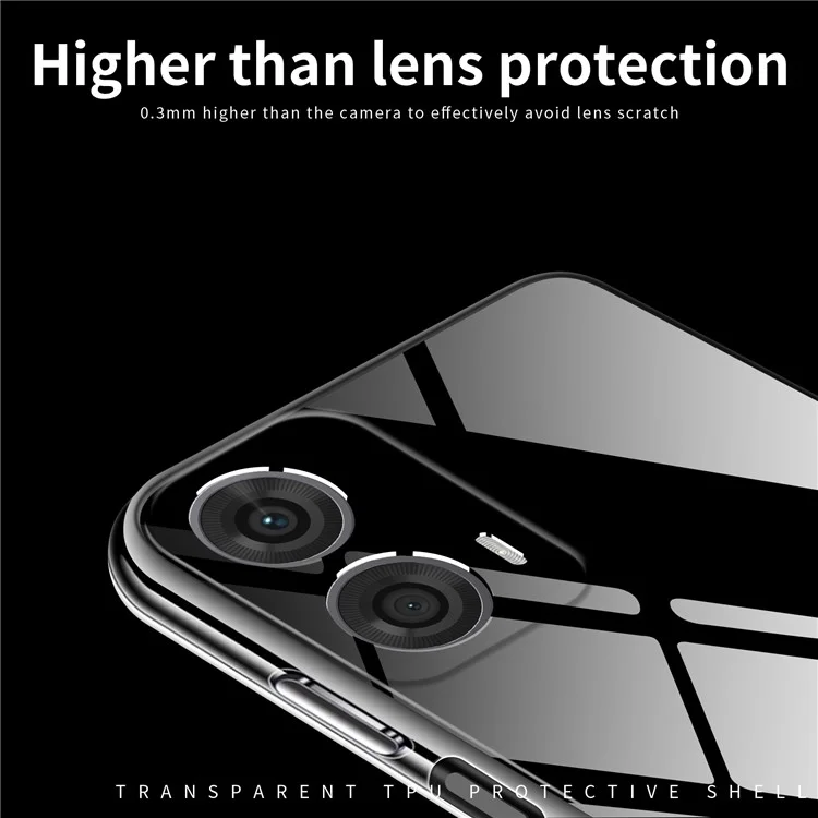 MOFI Für Motorola Moto G24 4G / G04 4G Hülle Slim Fit Stoßfest Flexibles TPU-Handyhülle