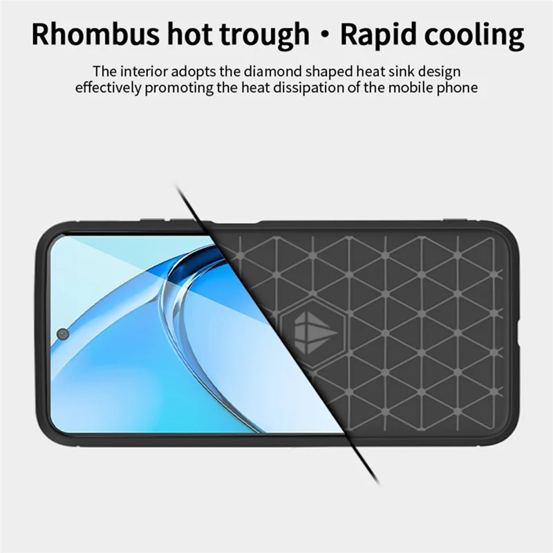 MOFI JK TPU Series-1 For Oppo A60 4G Case Brushed TPU Anti-Fall Phone Protective Cover - Black