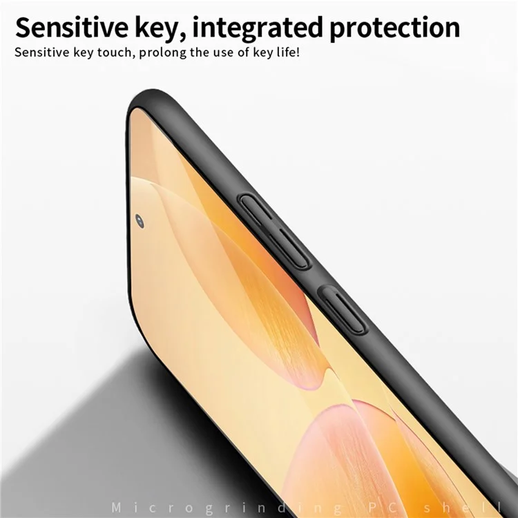 MOFI JK PC Series-1 Чехол для Xiaomi Poco F6 Pro 5G / Redmi K70 5G / K70 Pro 5G Мобильный телефон Тонкий ПК Чехол - черный
