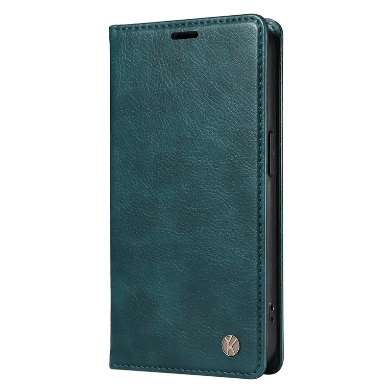 YIKATU YK-006 Para vivo V40 SE 5G / Y100 5G (Indonesia) / Y200e 5G / V30 Lite 5G (India) Funda de cartera de piel - Azul