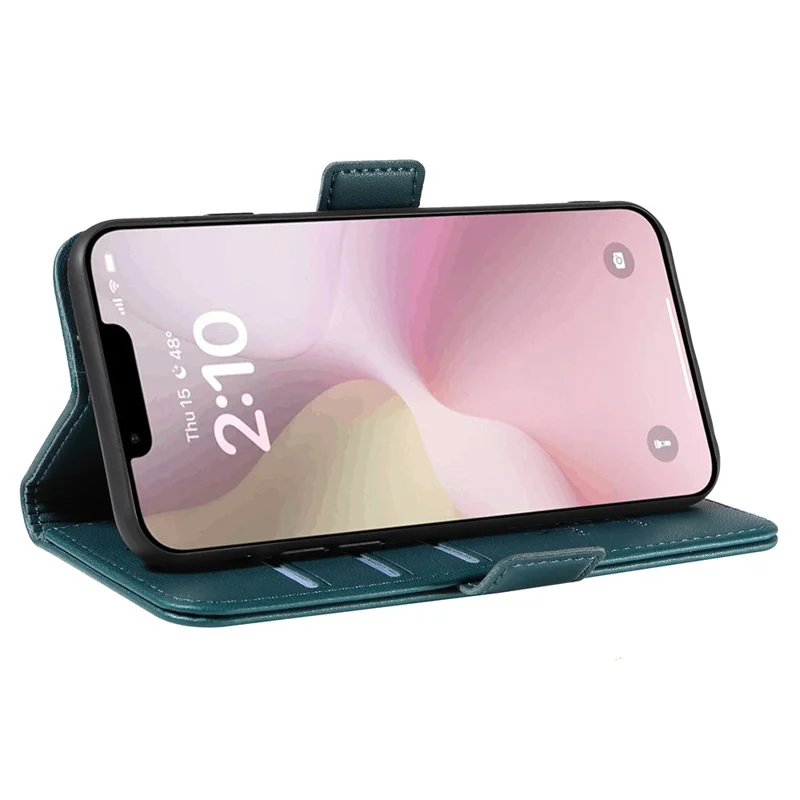 YIKATU YK-003 For iPhone 17e / 16e Case Leather Wallet Phone Cover Mobile Accessories   - Green