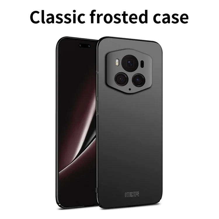 MOFI JK PC Series-1 Schild für Honor Magic6 RSR Porsche Design 5G-Hülle Stoßabsorbierend PC-Handyhülle - Schwarz