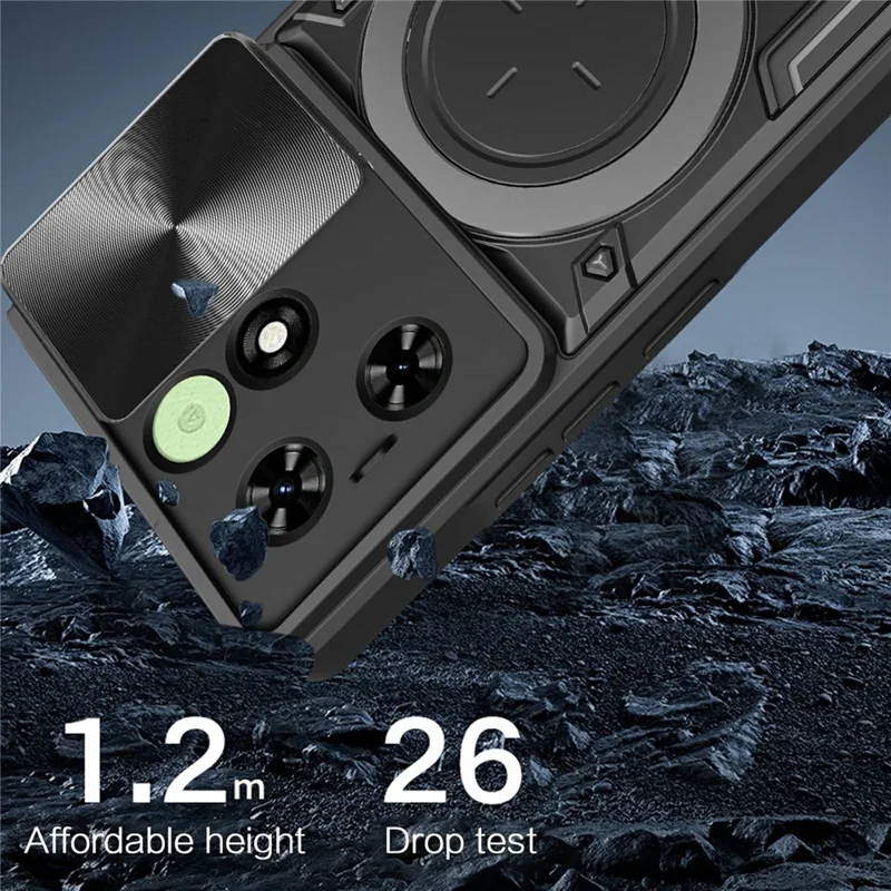 For TECNO Spark Go 2024 4G / Spark 20 / Spark 20C / Pop 8 Case Kickstand Cover (With Flash Light Hole) - Pink