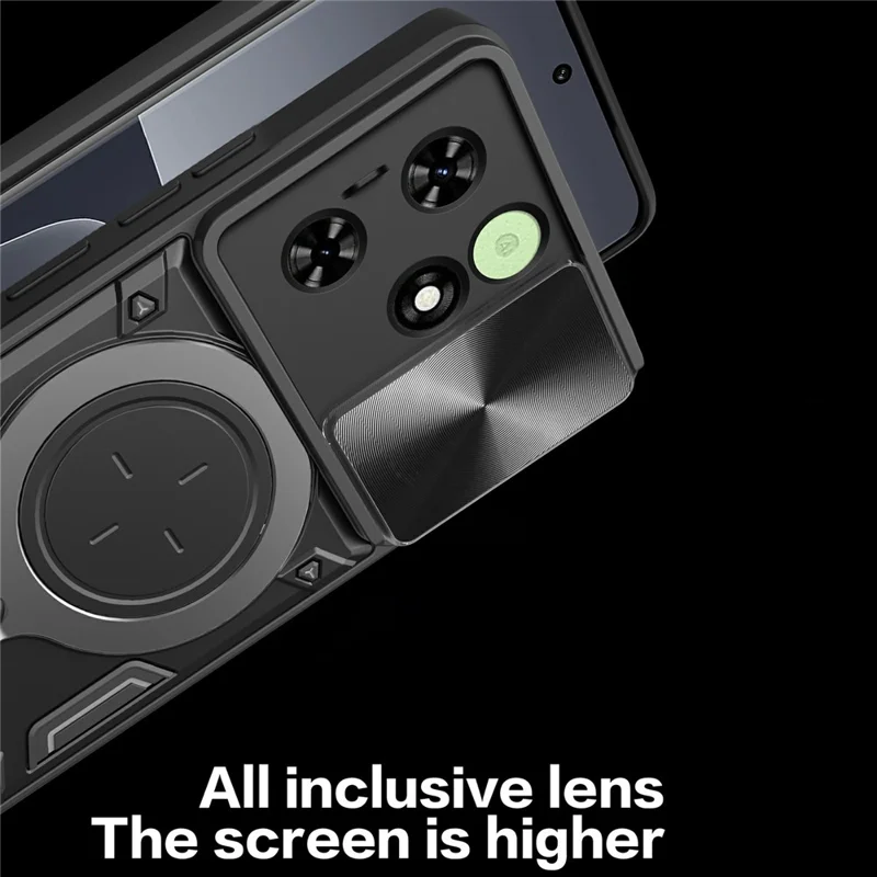 For TECNO Spark Go 2024 4G / Spark 20 / Spark 20C / Pop 8 Case Kickstand Cover (With Flash Light Hole) - Pink