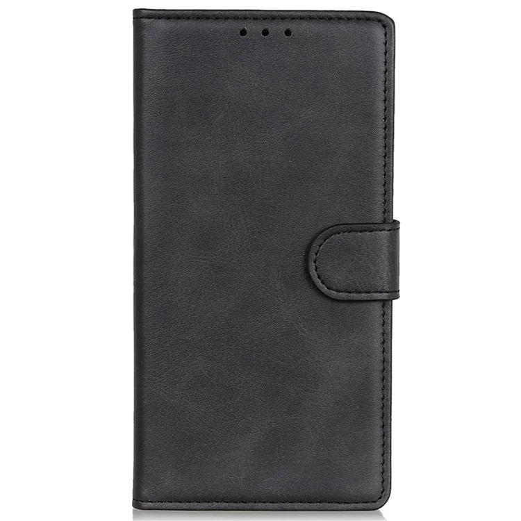 For Honor 200 Lite Case Cowhide Texture Leather Wallet Stand Flip Phone Cover - Black