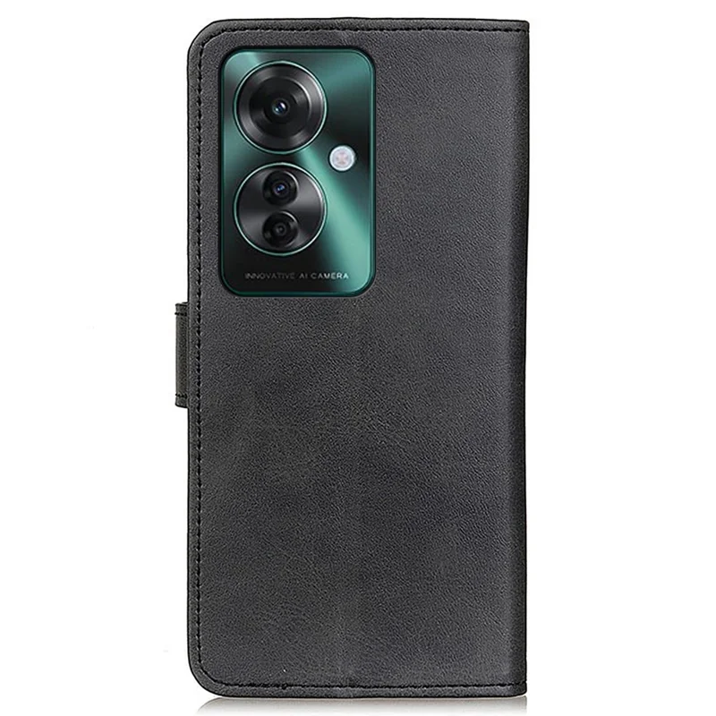 Per Oppo Reno11 F 5G Custodia per cellulare Wholesale Leather Wallet Stand Cover - Nero