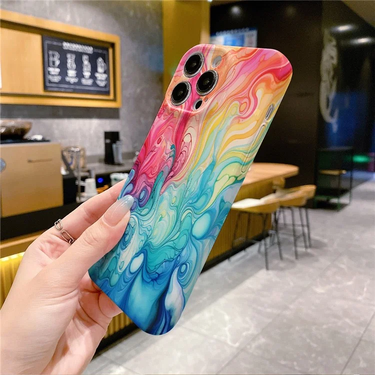 For iPhone 14 Pro Wholesale Phone Cases Beautiful Oil Painting Pattern Phone Cover Shell