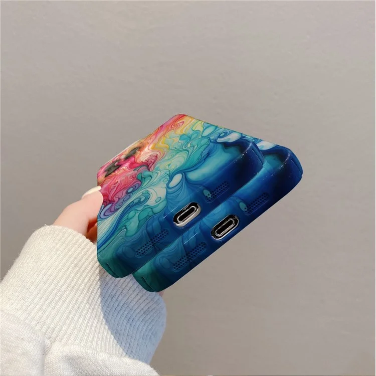 For iPhone 14 Pro Wholesale Phone Cases Beautiful Oil Painting Pattern Phone Cover Shell