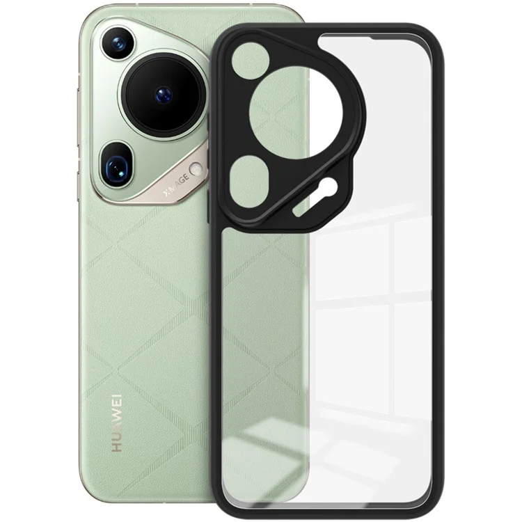 IMAK UX-9A Série pour Huawei Pura 70 Ultra Étui Coque de Téléphone Portable en TPU+PC Transparent