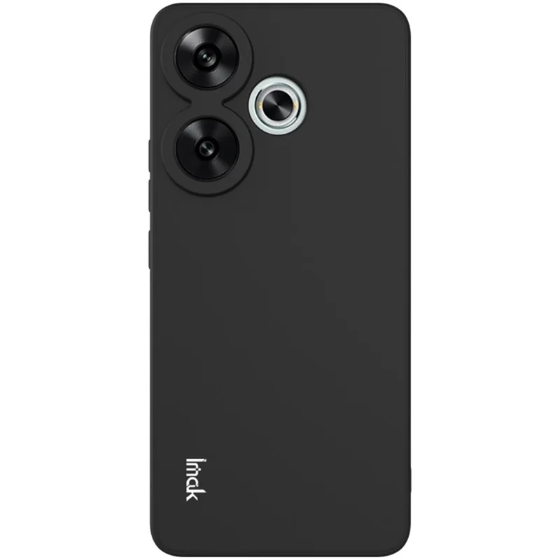 IMAK UC-4 Series for Xiaomi Redmi Turbo 3 5G / Poco F6 5G Case Straight Edge TPU Phone Cover - Black