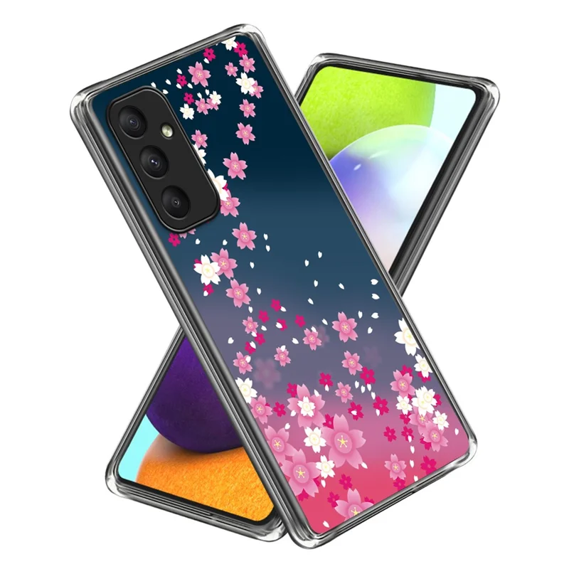 Para Samsung Galaxy A15 4G / 5G Case TPU Impressão de Padrão Macio Tampa do Telefone Móvel - Estilo B