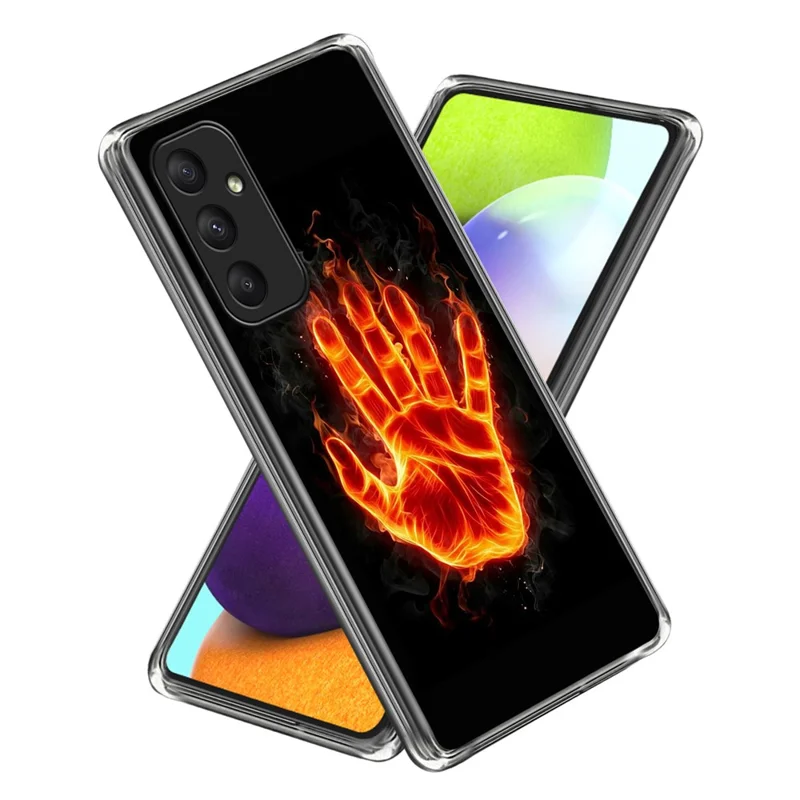 For Samsung Galaxy A15 4G / 5G Case TPU Pattern Printing Soft Mobile Phone Cover - Style F