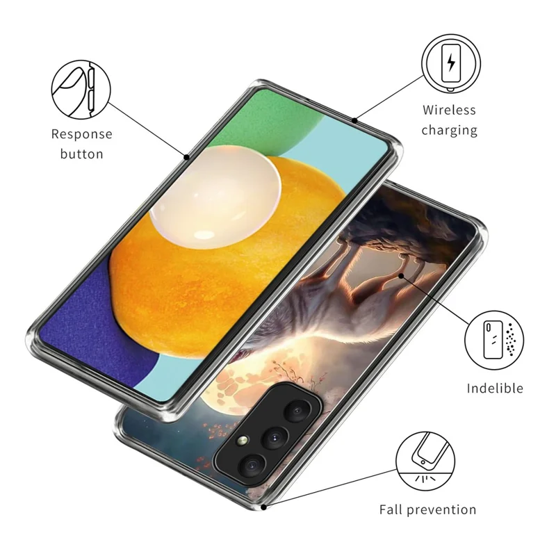 Für Samsung Galaxy A15 4G / 5G Hülle TPU Muster Bedruckung Soft Mobile Phone Cover - Stil H