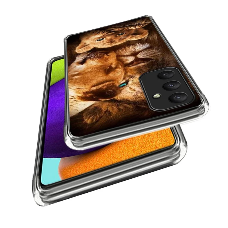 For Samsung Galaxy A15 4G / 5G Case TPU Pattern Printing Soft Mobile Phone Cover - Style I