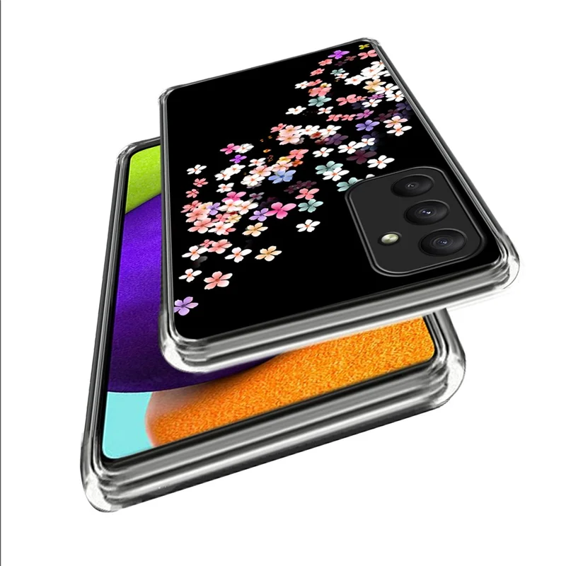 For Samsung Galaxy A15 4G / 5G Case TPU Pattern Printing Soft Mobile Phone Cover - Style J